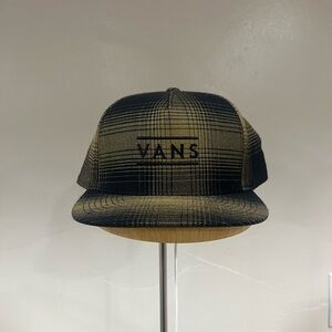 Vans Plaid Black and Tan Hat